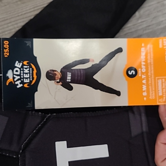S.W.A.T. Officer Costume by Hyde & Eek! Size S (4-7) - Picture 4 of 9